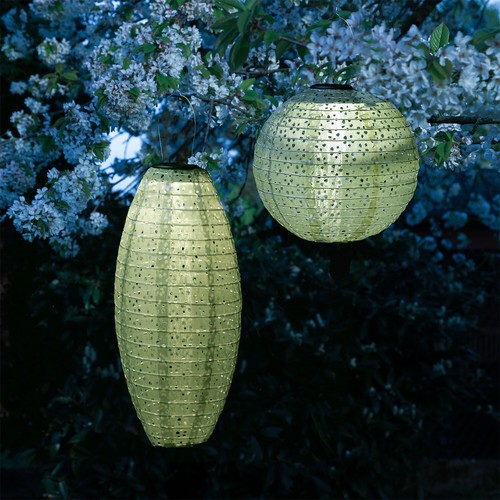 Led solar lampions - led,