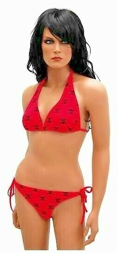 Bikini mit totenköpfen - mit,