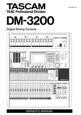 Bedienungsanleitung-Owner’s Manual für Tascam DM-3200 