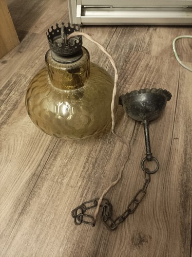 Alter lampenschirm glas - glas, mit