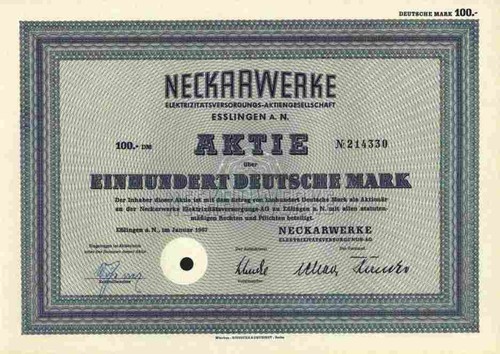 Neckarwerke 1957 esslingen - neckarwerke,