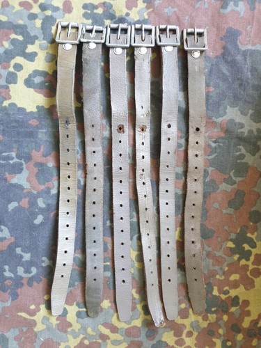 Bundeswehr leder riemen - 6x,