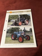 LANZ Bulldog Traktor Schlepper 25PS Typ HN 3 1936 Weltbild Prospekt Brochure