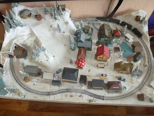 Modelleisenbahnplatte h0 - modelleisenbahnplatte, tt/h0