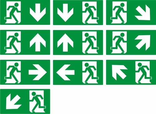 Fluchtweg notausgang - fluchtweg,