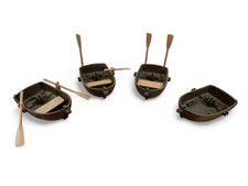 PLAYMOBIL®  - Ruderboote Boote Ruder Paddel Paddelboot Beiboot Piraten Schiff