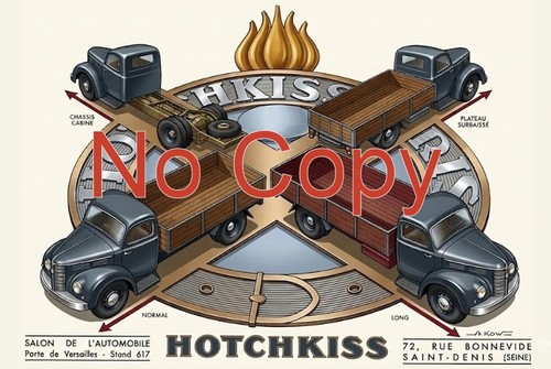 Hotchkiss werbung lkw 1960 - hotchkiss,,