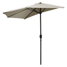 Sonnenschirm 270 cm halbrund -