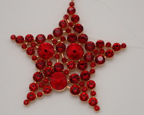 Diamant stern rot - 8,5, •