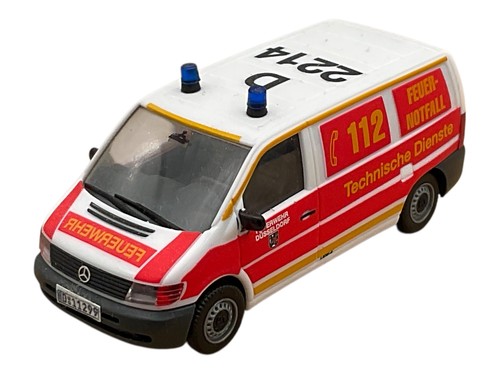 Herpa mercedes vito - vito, feuerwehr