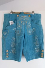 Herren Lederhose Trachtenhose Aus Echtem Wildleder Größe 48 NEU