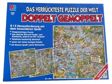 MB Puzzle Das verrückteste Puzzle der Welt Doppelt Gemoppelt 529 Teile
