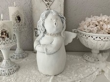 Shabby Chic Antikoptik Deko XL Engel Weihnachten Ornamente Landhaus Vintage