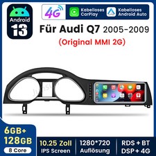 Autoradio für Audi Q7 4L 2005-2015 GPS Navigation Bluetooth carplay Android 13.0