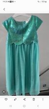 MädchenTüll Spitzenkleid Paillettenkleid Gr.104/110 Türkis Mint H&M Neu ohne Eti
