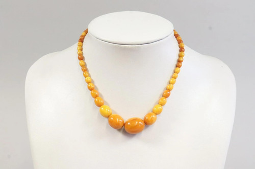 Halskette collier butterscotch - collier,