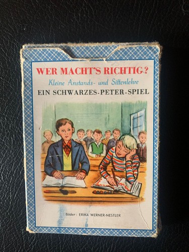 Schwarzer peter wer macht s - "wer, macht's