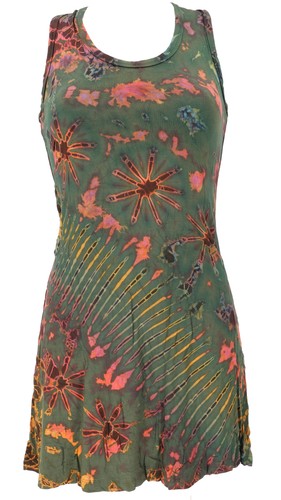 Batik minikleid boho - batik,