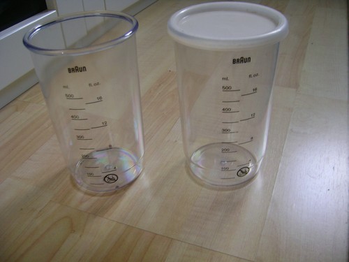 Braun mixbecher kunststoff - braun,