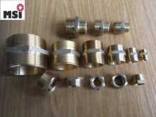 Doppelnippel Reduziernippel ab 1/8 1/.4 Zoll 1.2 Zoll 3/4  1 Zoll 1  1.4 11/2 2"