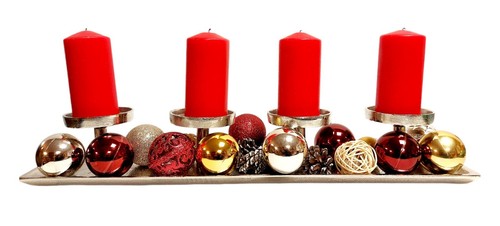 Adventsgesteck kerzenhalter - adventsgesteck,,