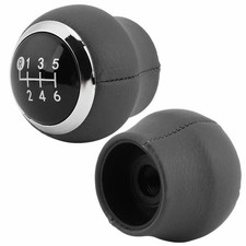 Schaltknauf Echtleder Knauf 6