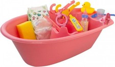 Puppen-Badewanne m. Zubehör