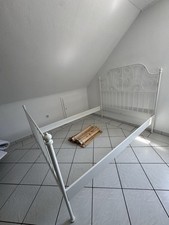 LEIRVIK - Bettgestell, weiß, 140x200-Mit Rollrost ohne Matratze - preiswert 229€