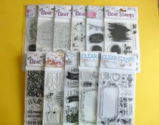 Motivstempel Clearstempel Sprüche & co  ca:15x10cm Kartengestaltung Motivauswahl