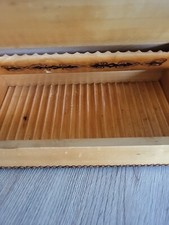 Wunderschöne Vintage Zigarettenetui aus Holz Zigaretten Box 