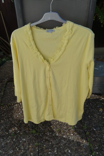 Gelbe shirtjacke von gina - gelbe,