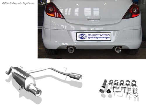 Duplex sportauspuff opel - ,