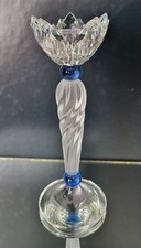 Swarovski Kerzenständer Blaue Blumè CANDLEHOLDER Blue Flower 207012 RETIRED OVP