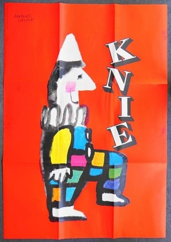 Herbert leupin poster knie - poster, "knie