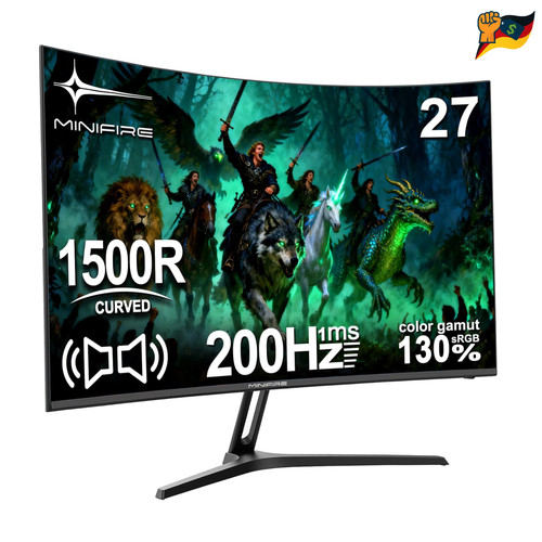 Gaming monitor zoll curved - monitor, 27