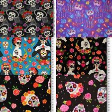 Skull Totenkopf Blumen Katze