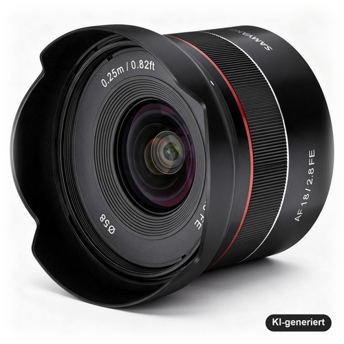 Samyang 18mm 8 fe - af, f2.8