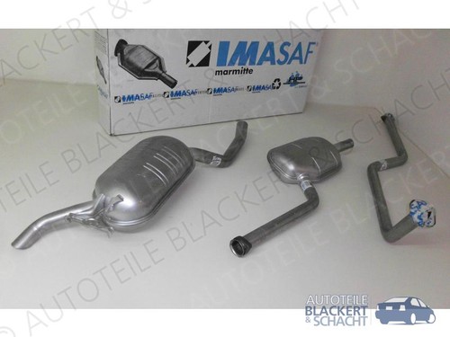 Imasaf auspuffanlage komplett - auspuffanlage,