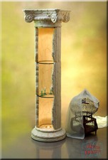 Regal Vitrine Säulenvitrine