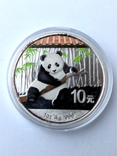 1 OZ Silber 10 Yuan China