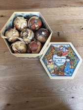 Weihnachtskugeln Schneemann Schmuck Elfenbein Baumschmuck Weihnachten Vintage