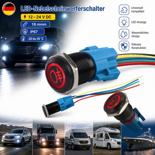 12v led metallschalter - led,