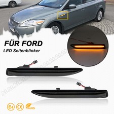 2x Schwarz LED Seitenblinker Blinker Für Mondeo MK4 | Typ BA7 | BJ 2007-2015 |