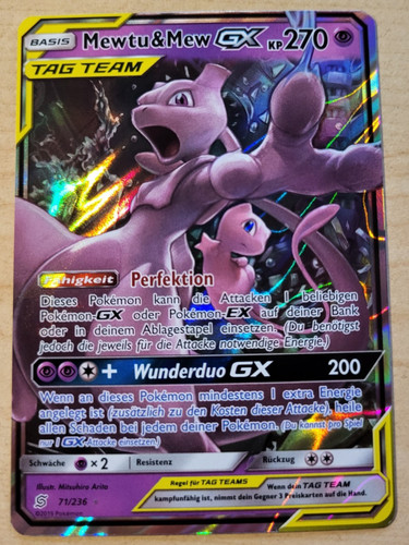 Pokemon karte mewtu mew - karte,