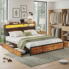 LED Polsterbett 180x200cm