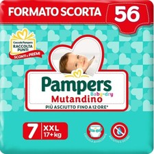 Pampers Baby Dry Windelhöschen Größe 7 (17+ kg) Angebot 52 Windeln