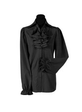 Rüschenbluse mit Jabot