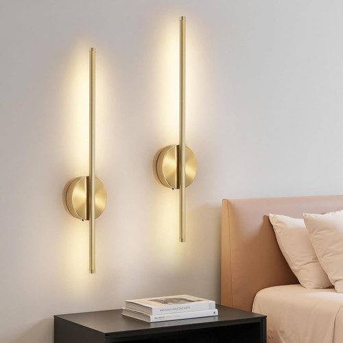 Led wandleuchte akku - akku, gold