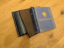 3x Alben Briefmarken (2x 5Vordruckalben) Deutschland 