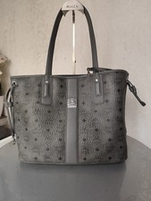 Original MCM Shopper Tasche Liz Medium NEU Phantom Grey grau silber 